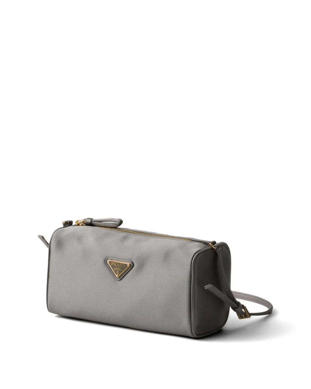 Prada Gray Satin Mini-Bag