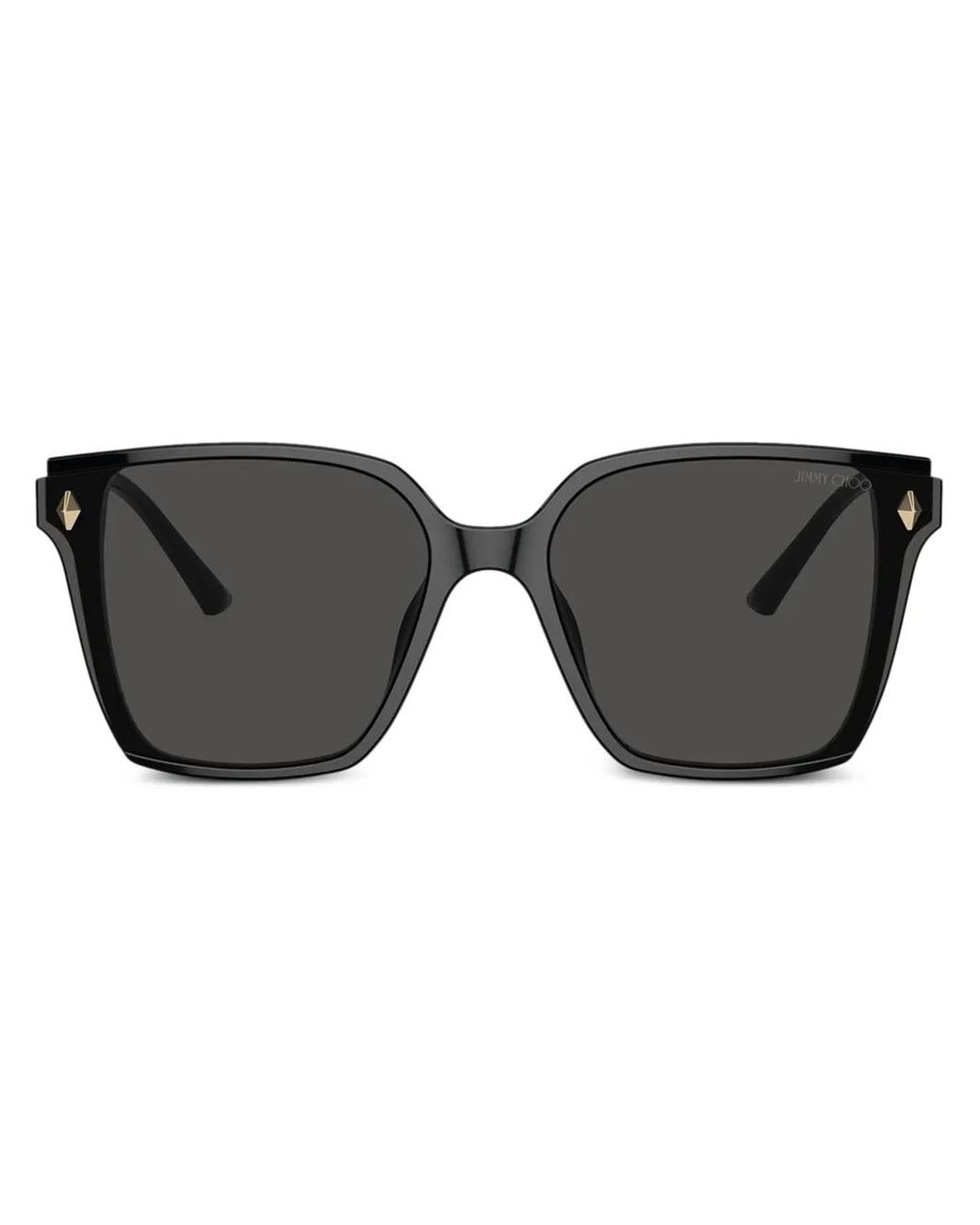 Jimmy Choo Black Butterfly-Frame Sunglasses