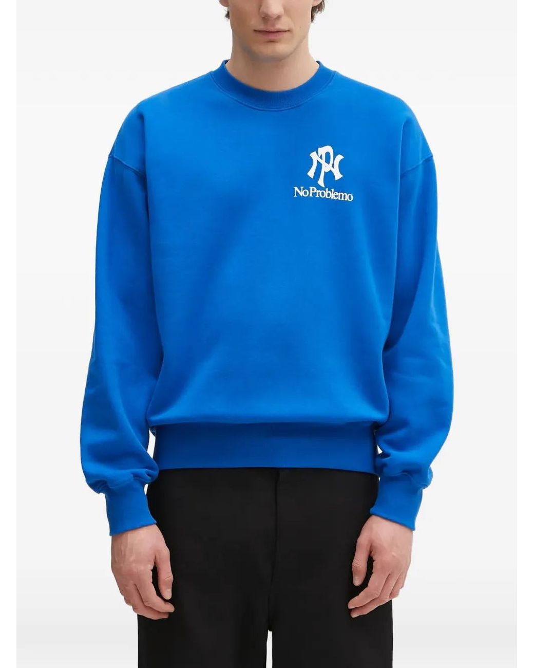 Sudadera Con Logo Aries de hombre de color Blue