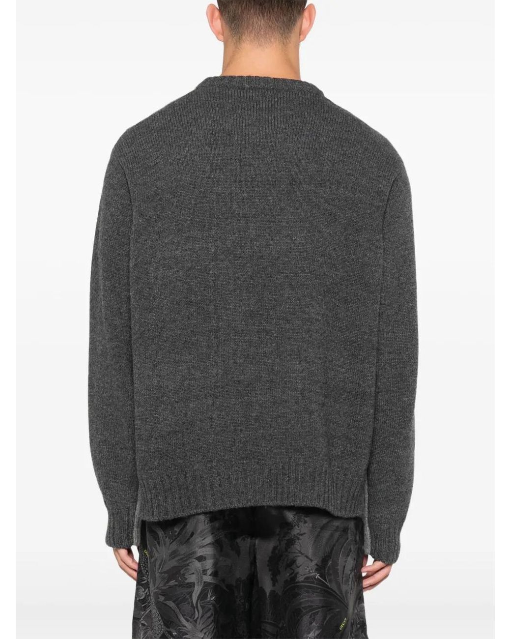 Gucci Zweifarbiger Pullover in Gray für Herren