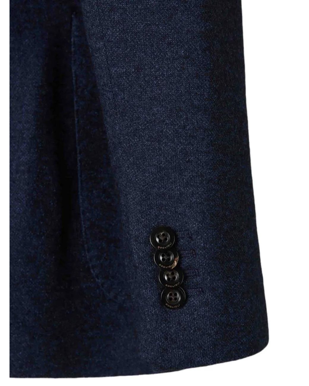 Boglioli Blue Single-Breasted Blazer for men