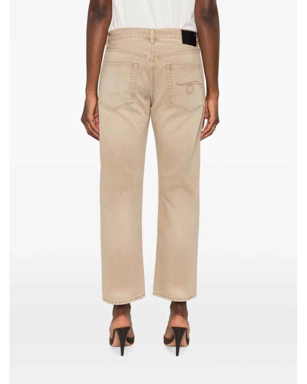 R13 Natural Belt-Loops Jeans