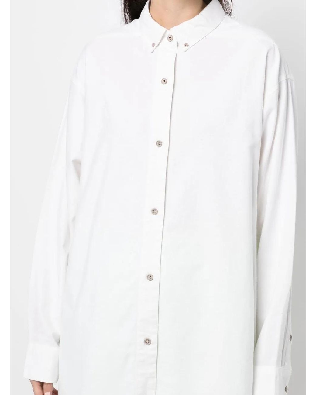 Fear Of God White Button-Down Long-Sleeved Shirt