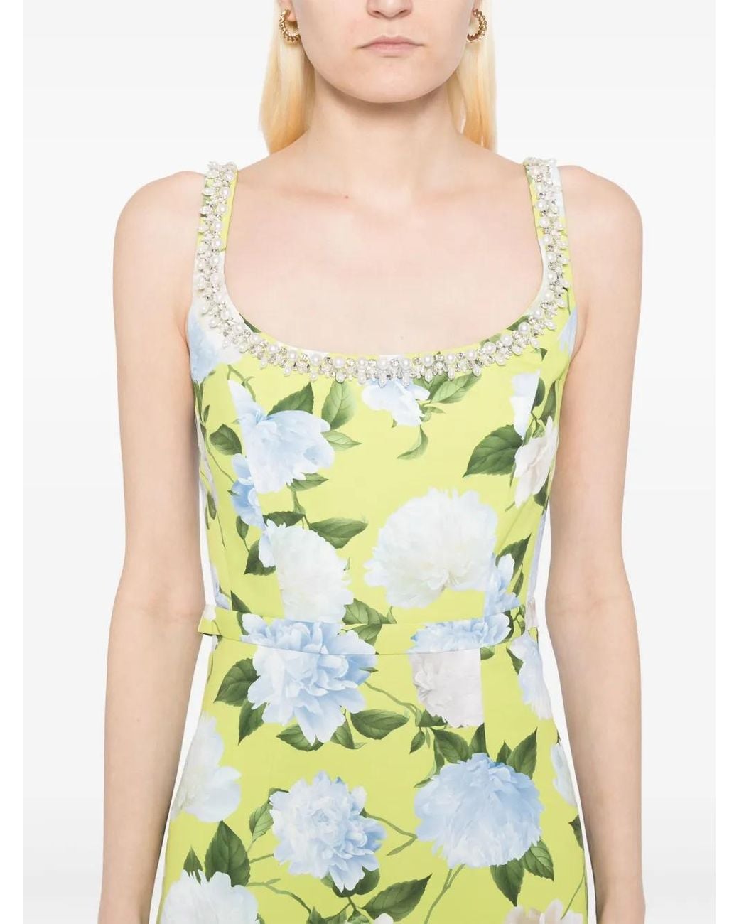 Sachin & Babi Yellow Lana Gown Dress