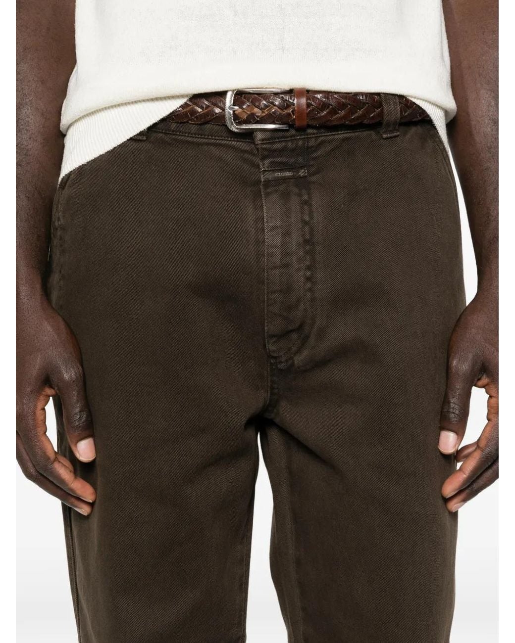 Closed Black Toledo Tapered Jeans for men