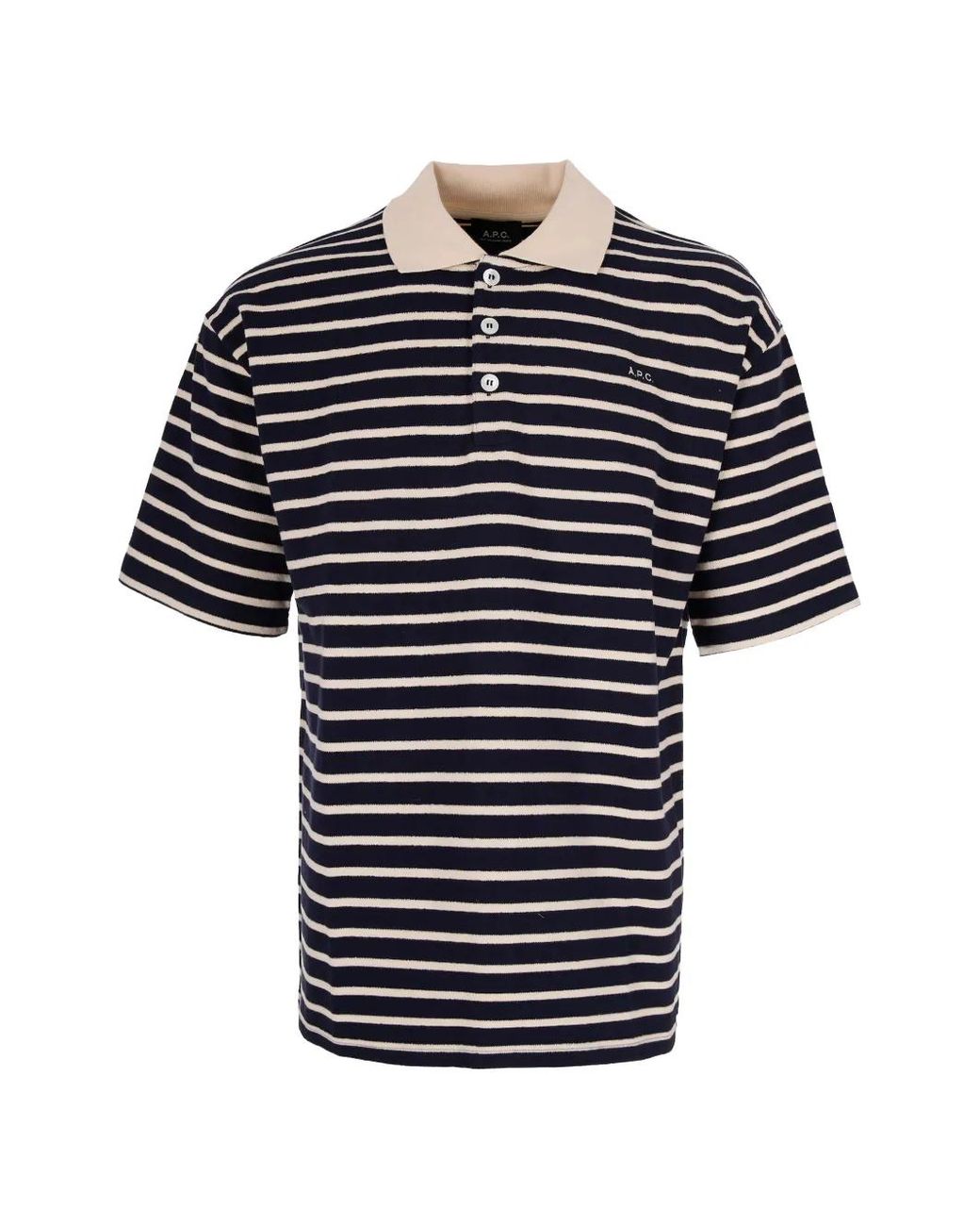 A.P.C. Black Gots Polo Shirt for men