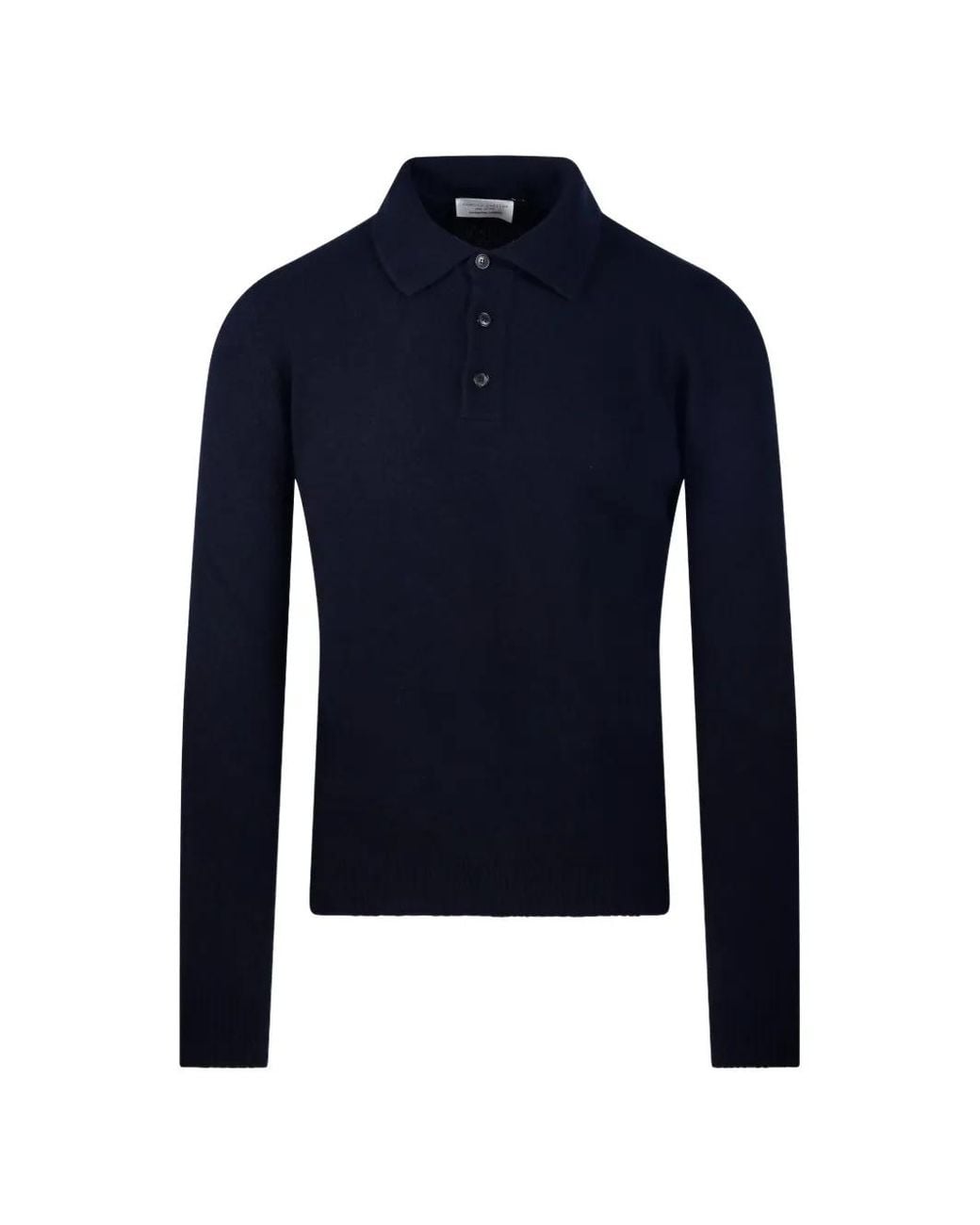 Pull À Col Polo Roberto Collina pour homme en coloris Blue