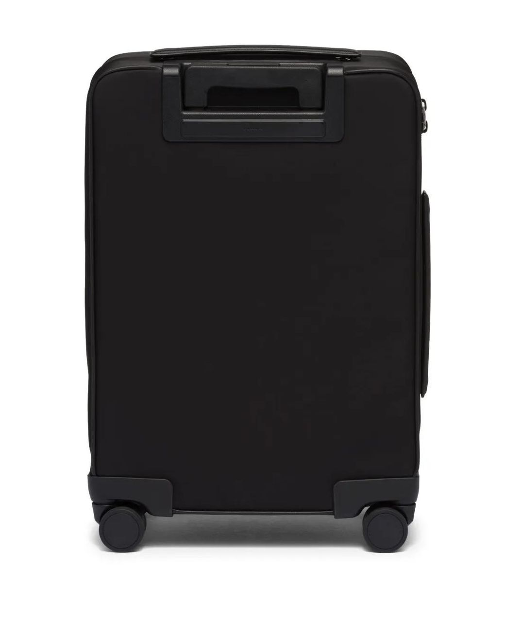 Prada Black Re-Nylon And Saffiano Leather Trolley