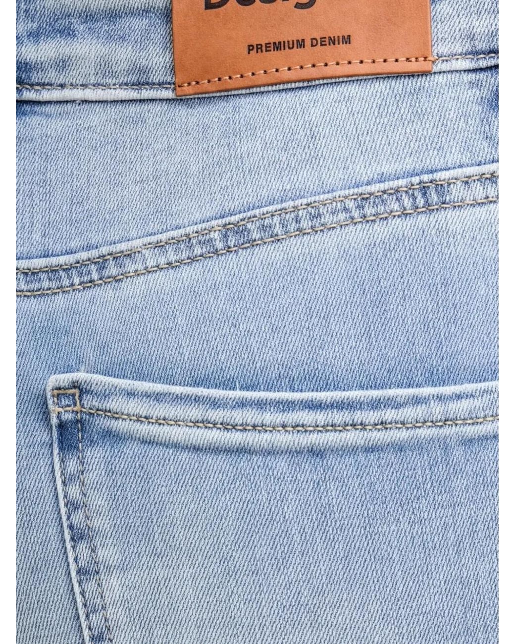 Desigual Blue Distressed Skinny Jeans