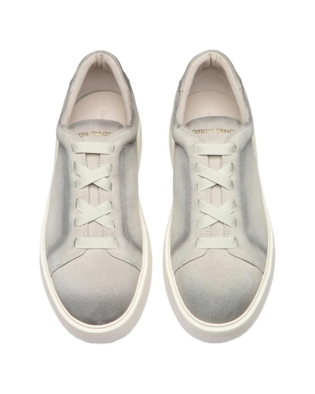 Officine Creative White Slouch 001 Low-Top Sneakers for men