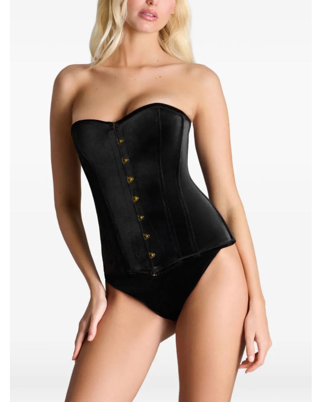 Maison Close Black X Scandale Rococo Garter Corset