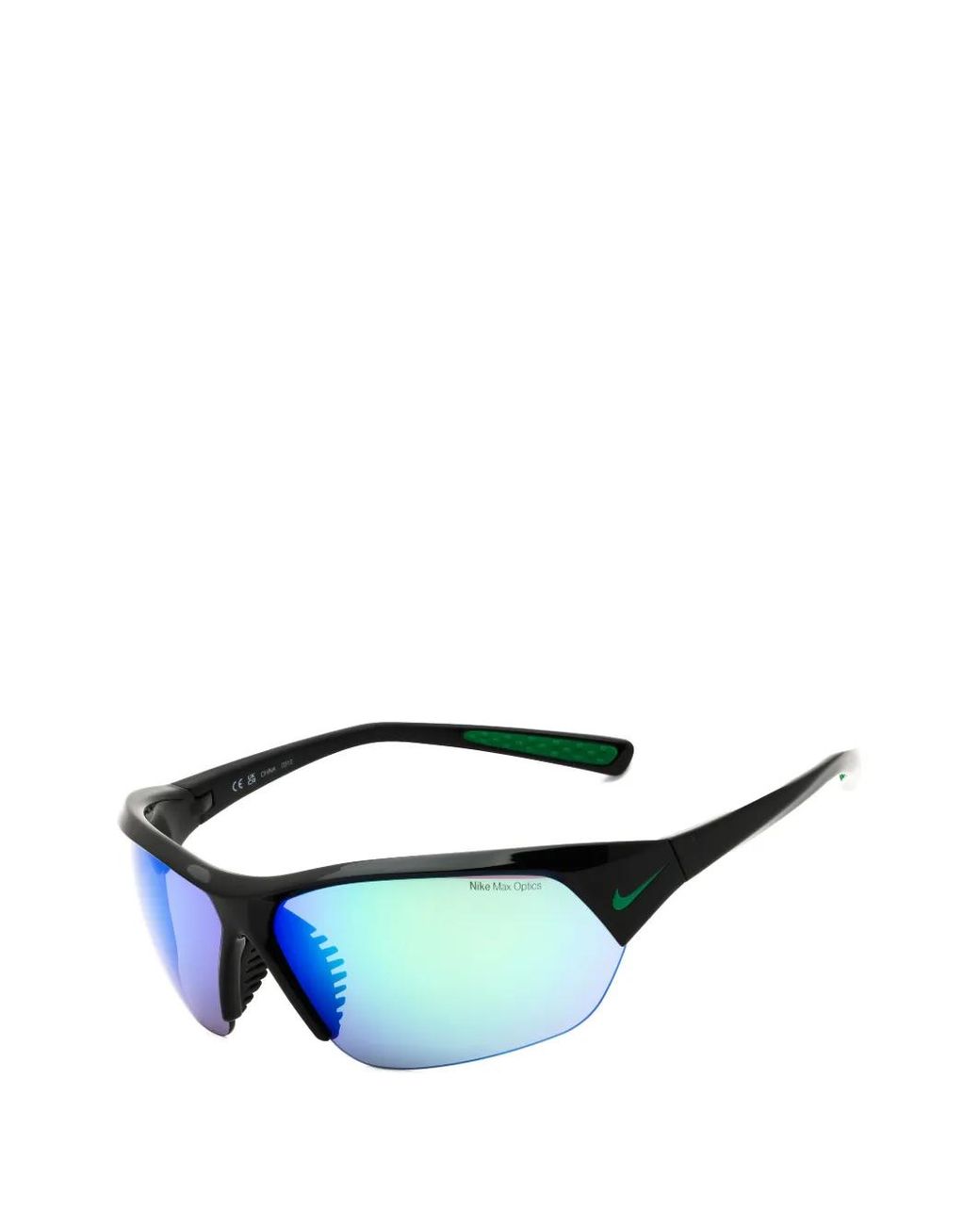 Nike Blue Shield Geometric-Frame Sunglasses for men