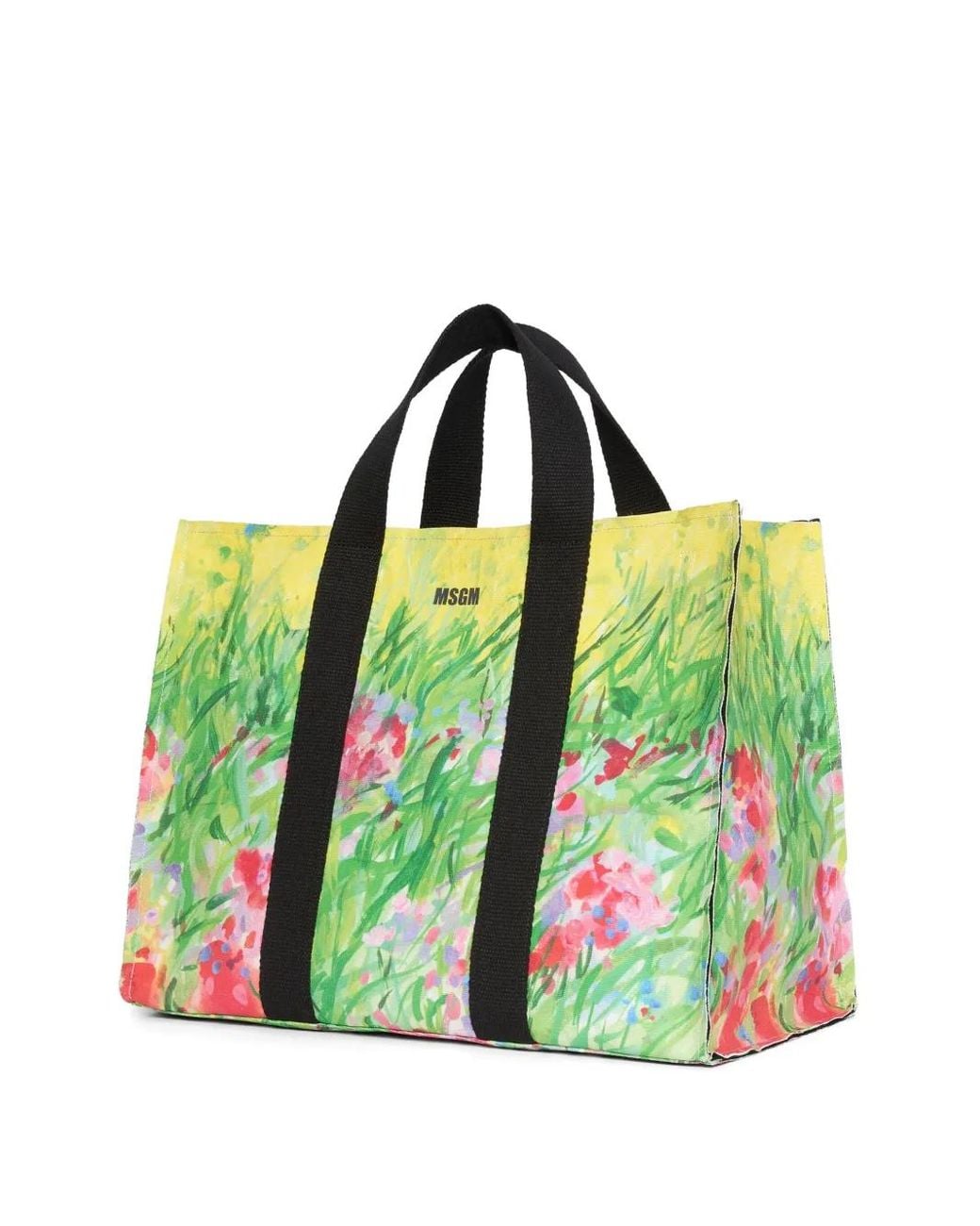 MSGM Shopper Met Print in het Green