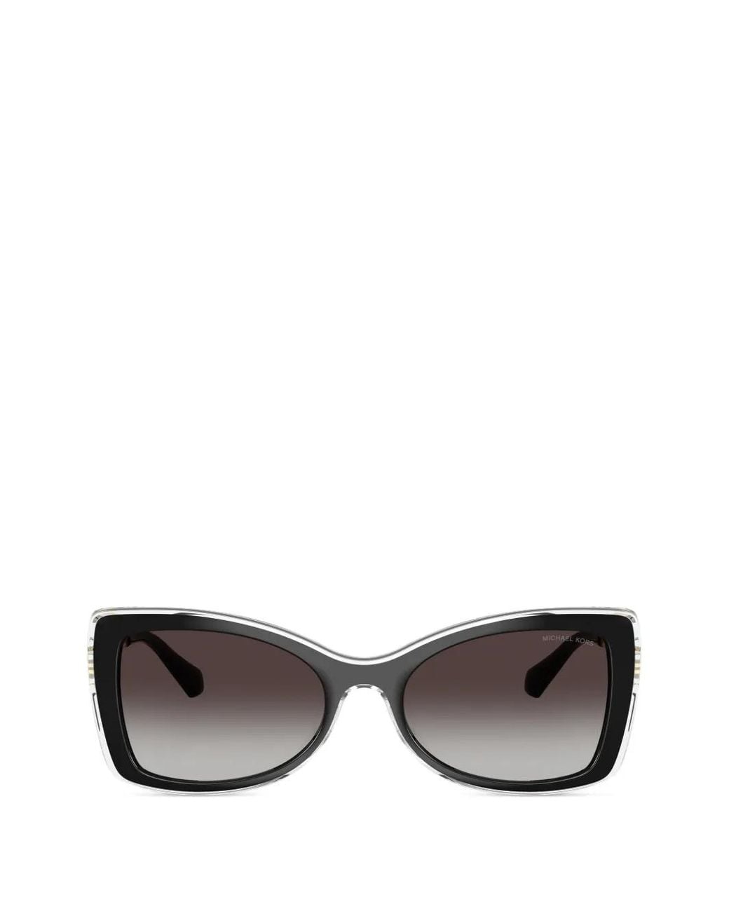 Michael Kors Gray Lunettes De Soleil À Monture Papillon