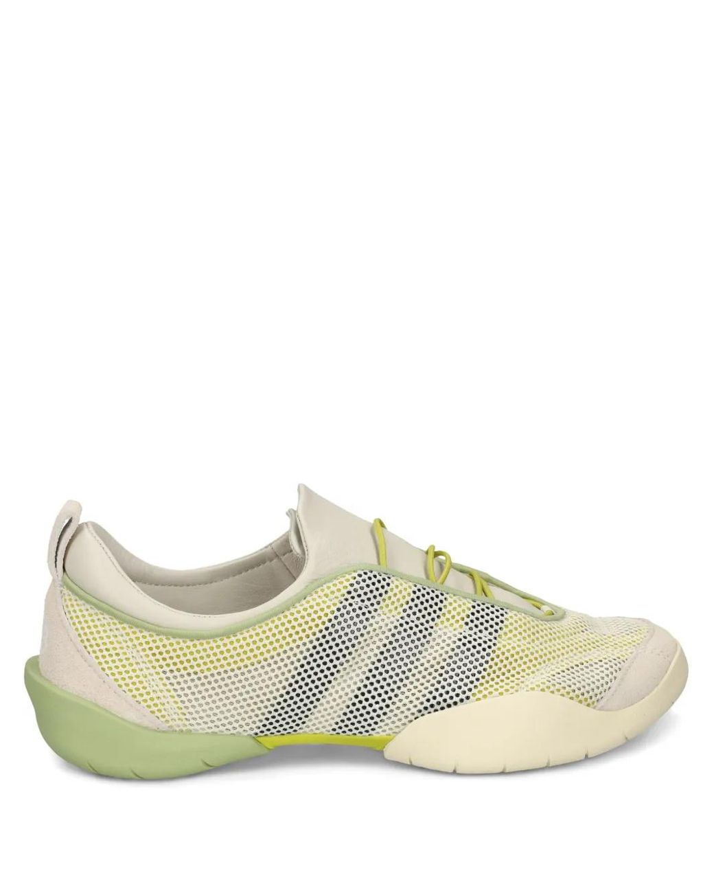 Y-3 Natural Mesh Lace-Up Sneakers