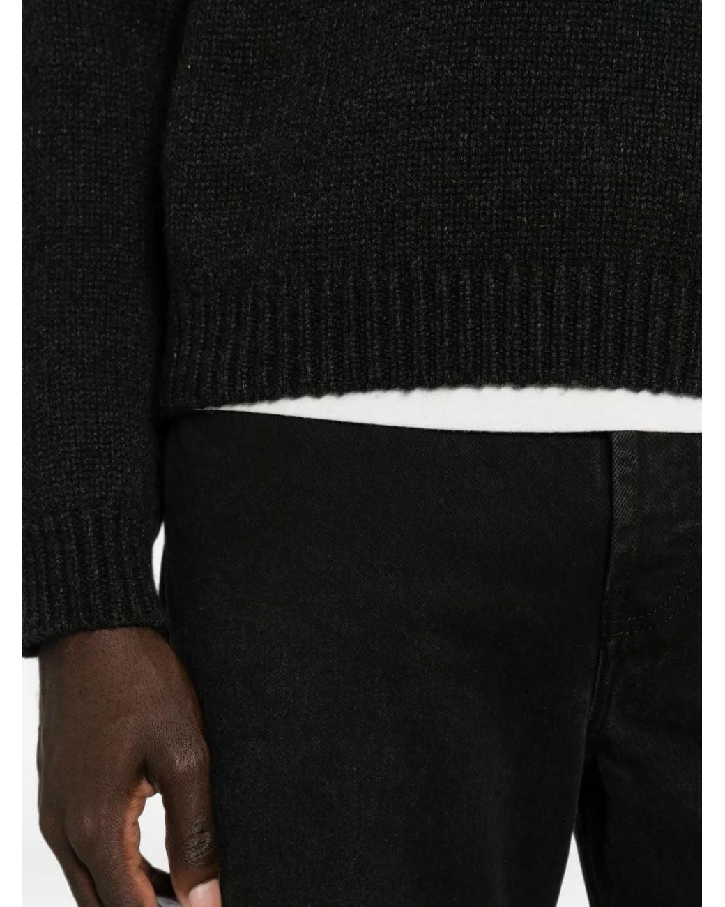 The Row Black Markhim Sweater for men