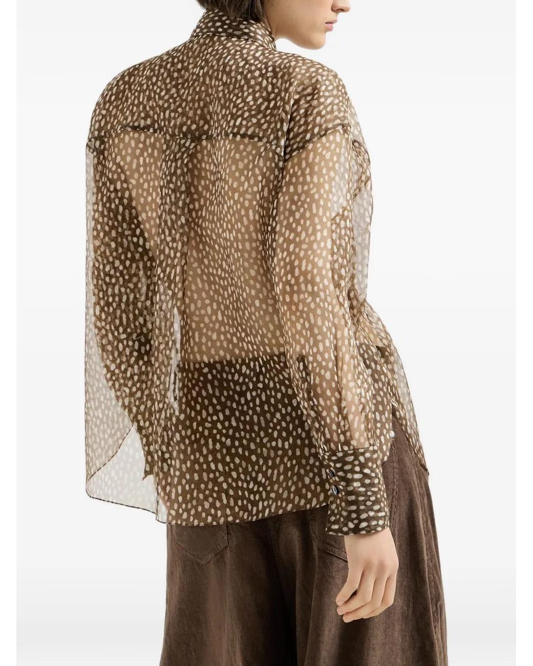 Brunello Cucinelli Brown Tops