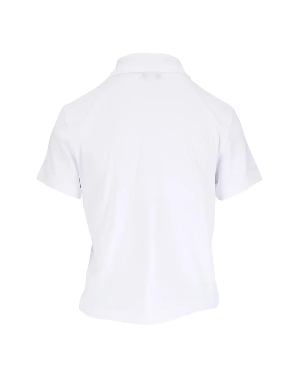 Vince White Button-Up Polo Shirt