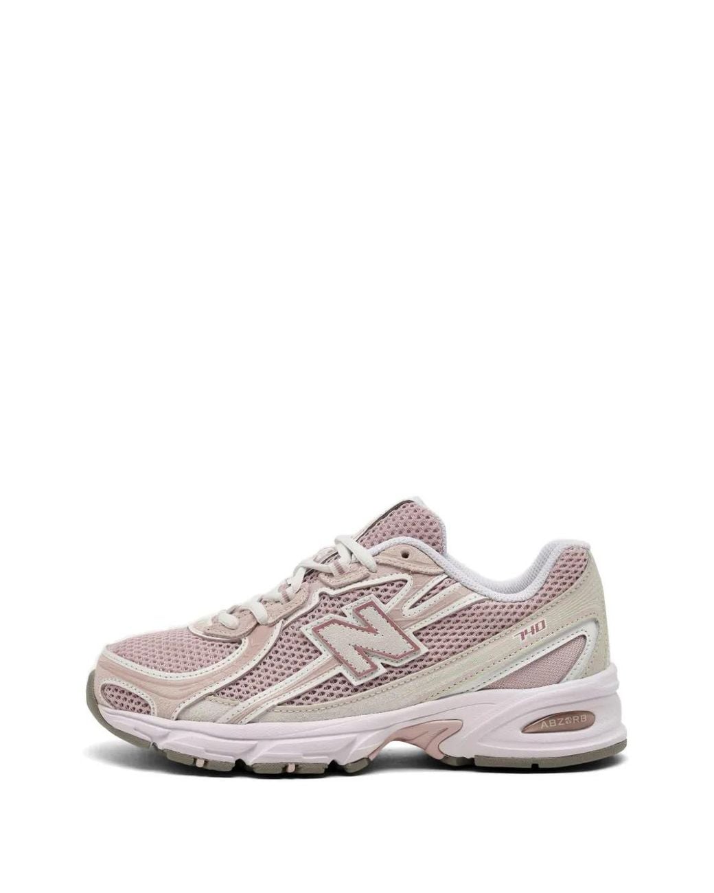 New Balance White 740 Mesh Sneakers for men