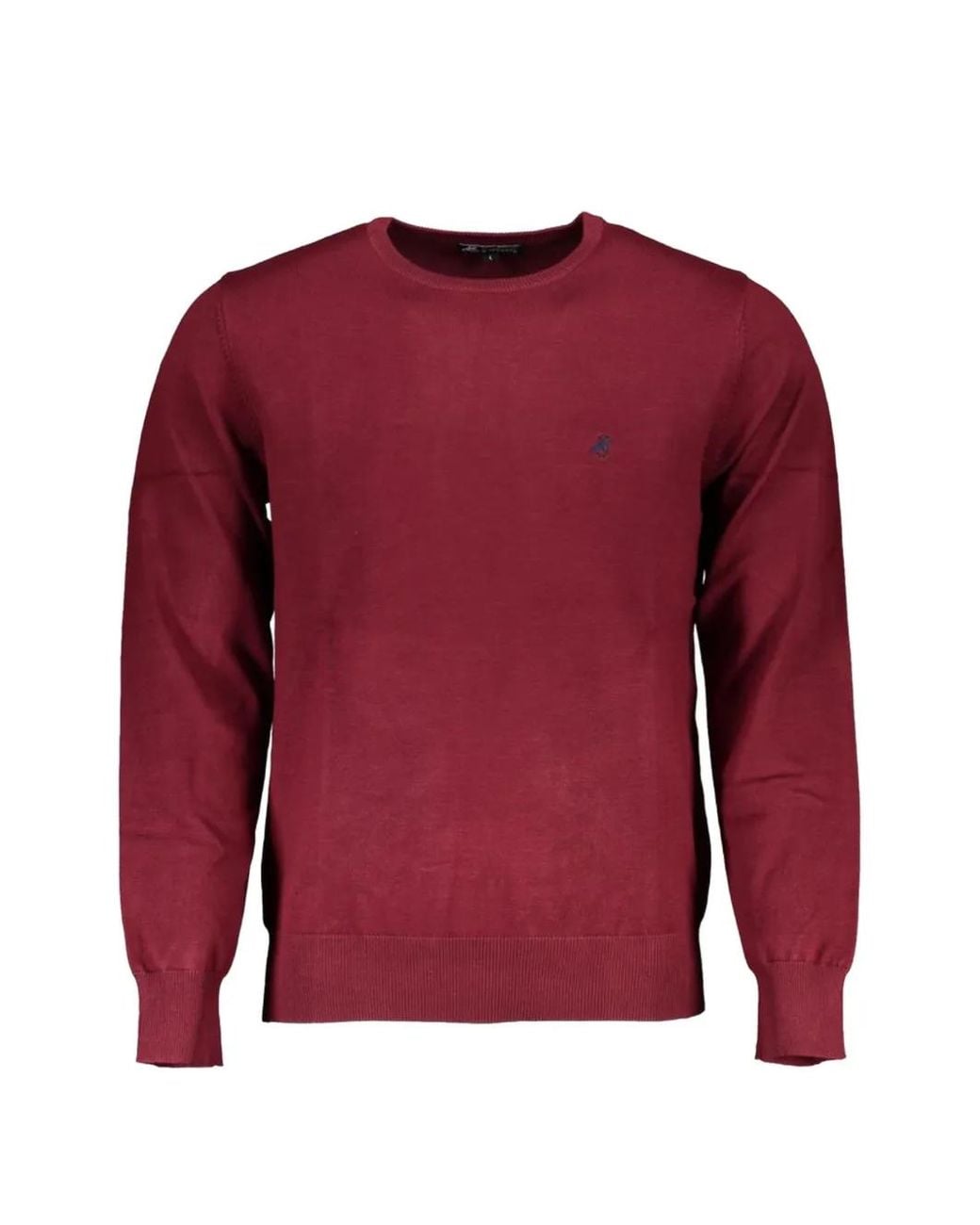 U.S. Grand Embroidered-Logo Crew-Neck Sweater for men