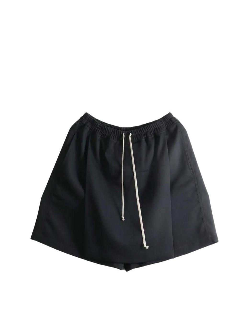 Rick Owens Black Wool Cargo Pants for men