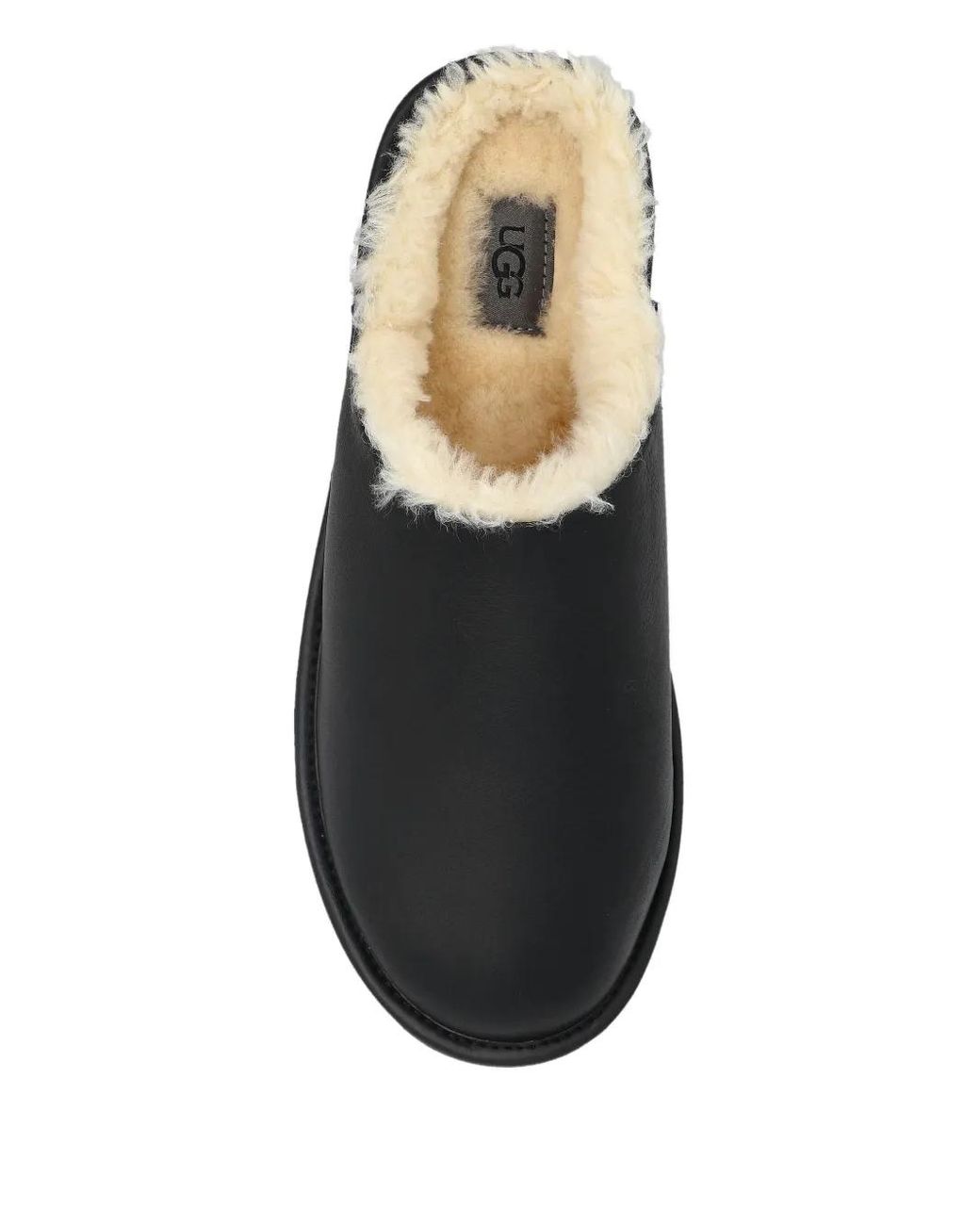 Ugg Gray Leather Mules for men