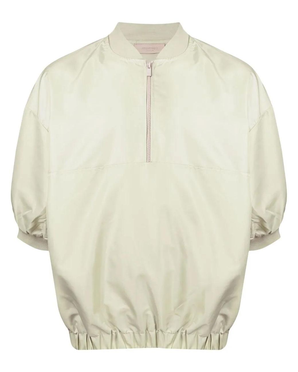 Fear Of God Natural Half-Zip Band-Collar Sweatshirt for men