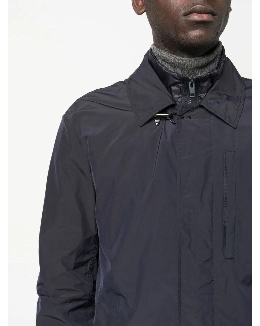 Fay Blue Detachable-Lining Coat for men
