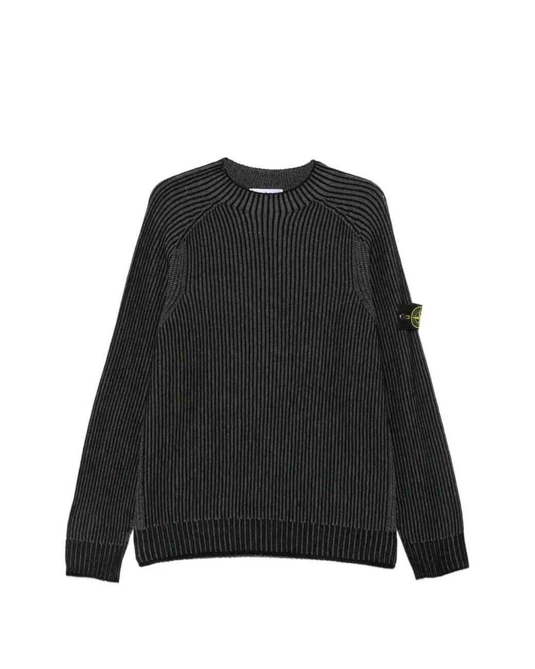 Stone Island Black 5100043 Vanisé Cashmere Sweater for men