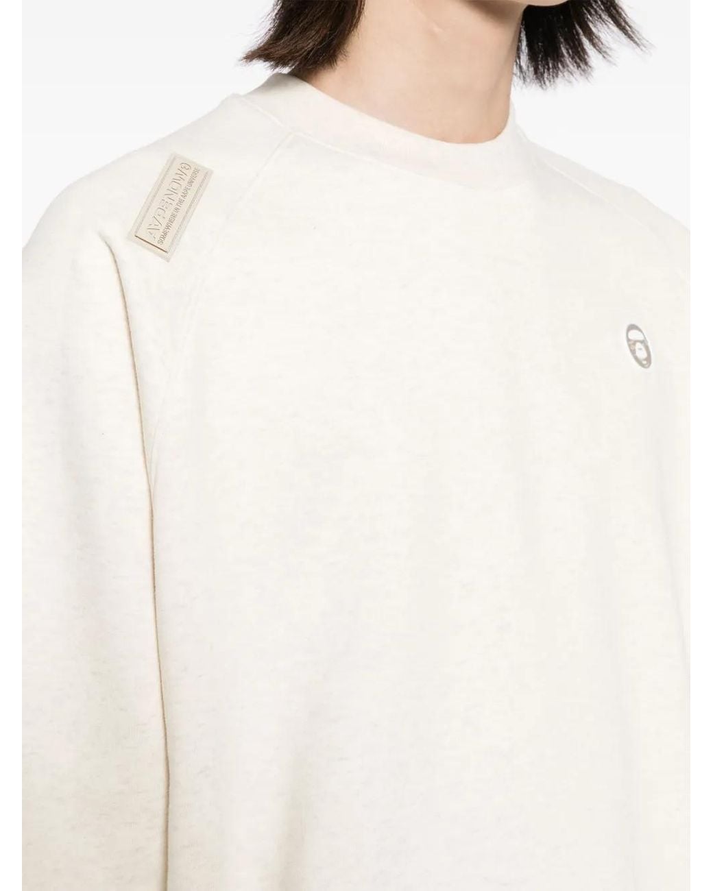 Sweat À Patch Logo Aape By A Bathing Ape pour homme en coloris White