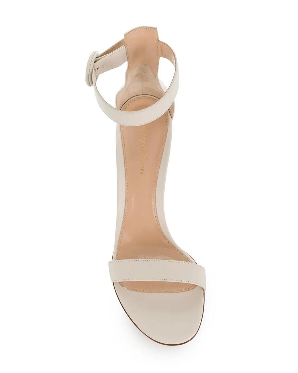 Gianvito Rossi White Portofino Patent-leather Sandals