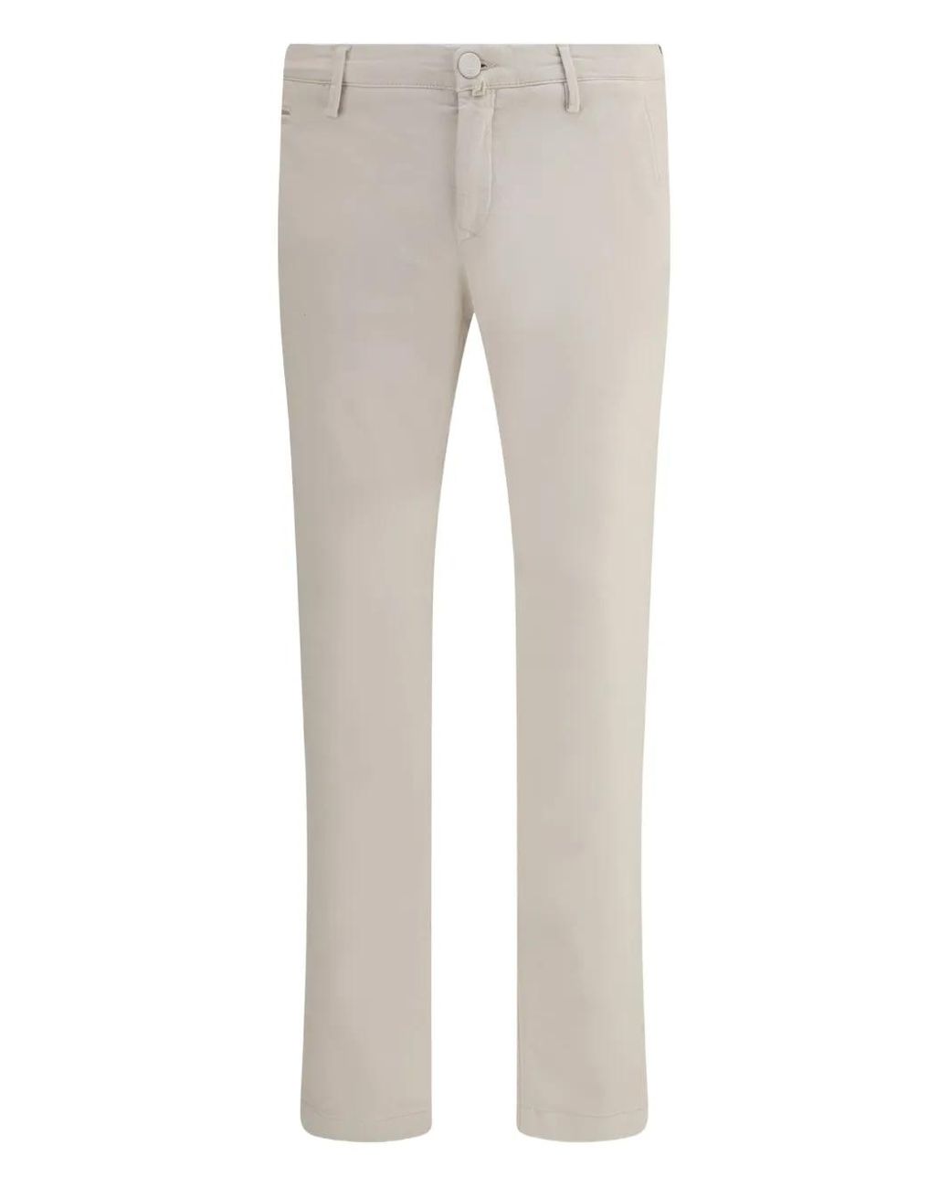 Jacob Cohen Gray Button-Closure Cotton Trousers for men