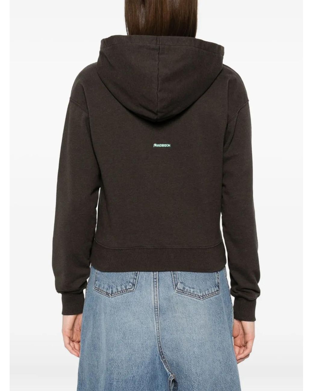 J.W. Anderson Black Tied Bow Hoodie