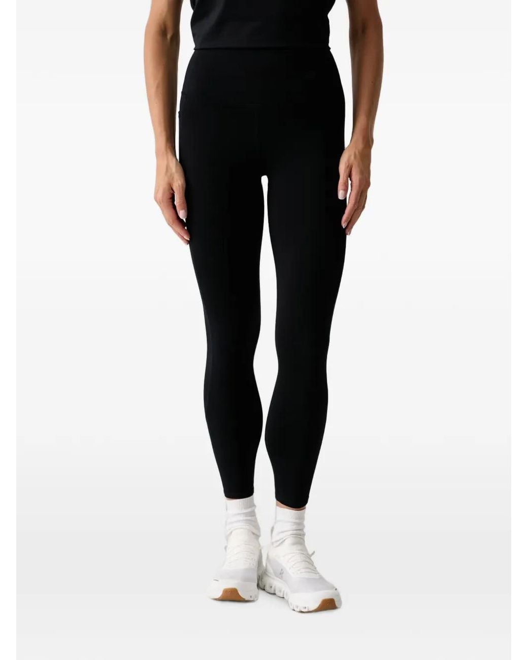 Skechers Black Go Walk Logo-Print Leggings