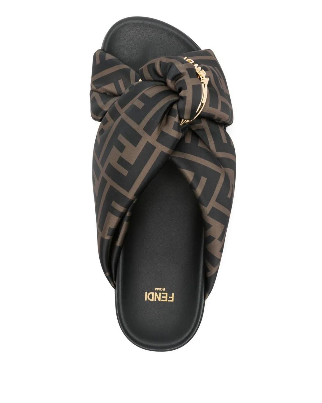 Fendi Black Feel Slide