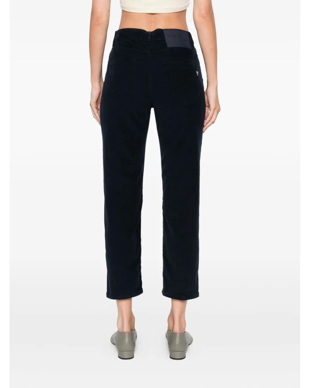 Dondup Blue Button-Fly Trousers