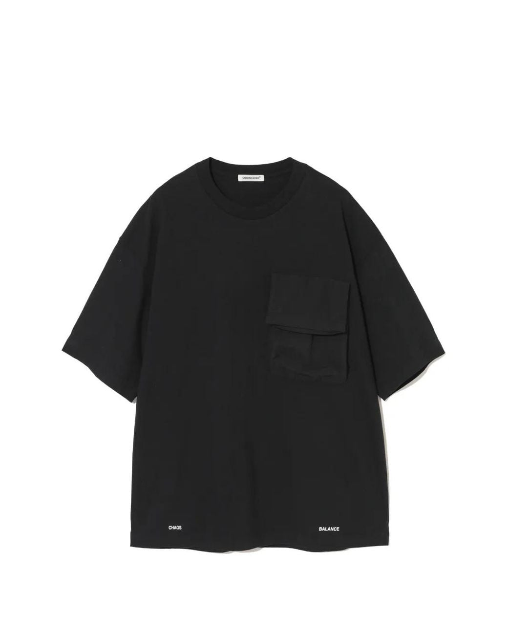 Undercover Black Flap-Pocket T-Shirt for men
