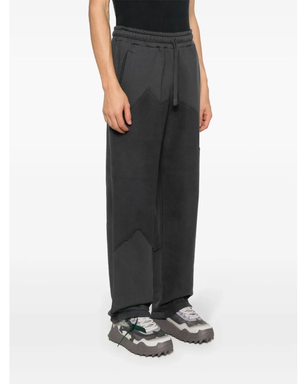 Objects IV Life Black Thought Bubble Panelled Track Pants