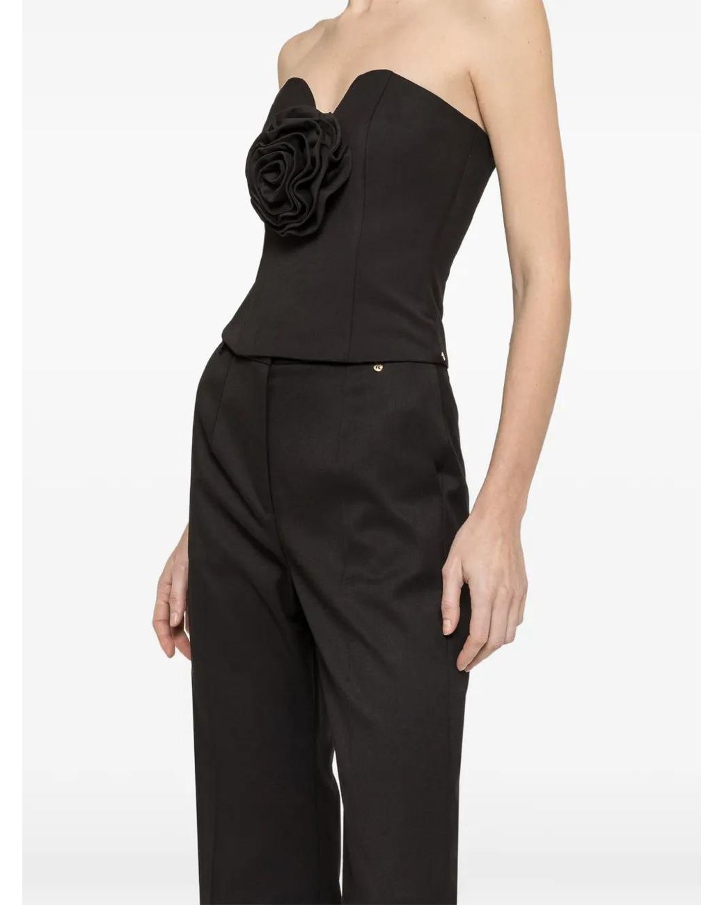 Nissa Flared Broek in het Black