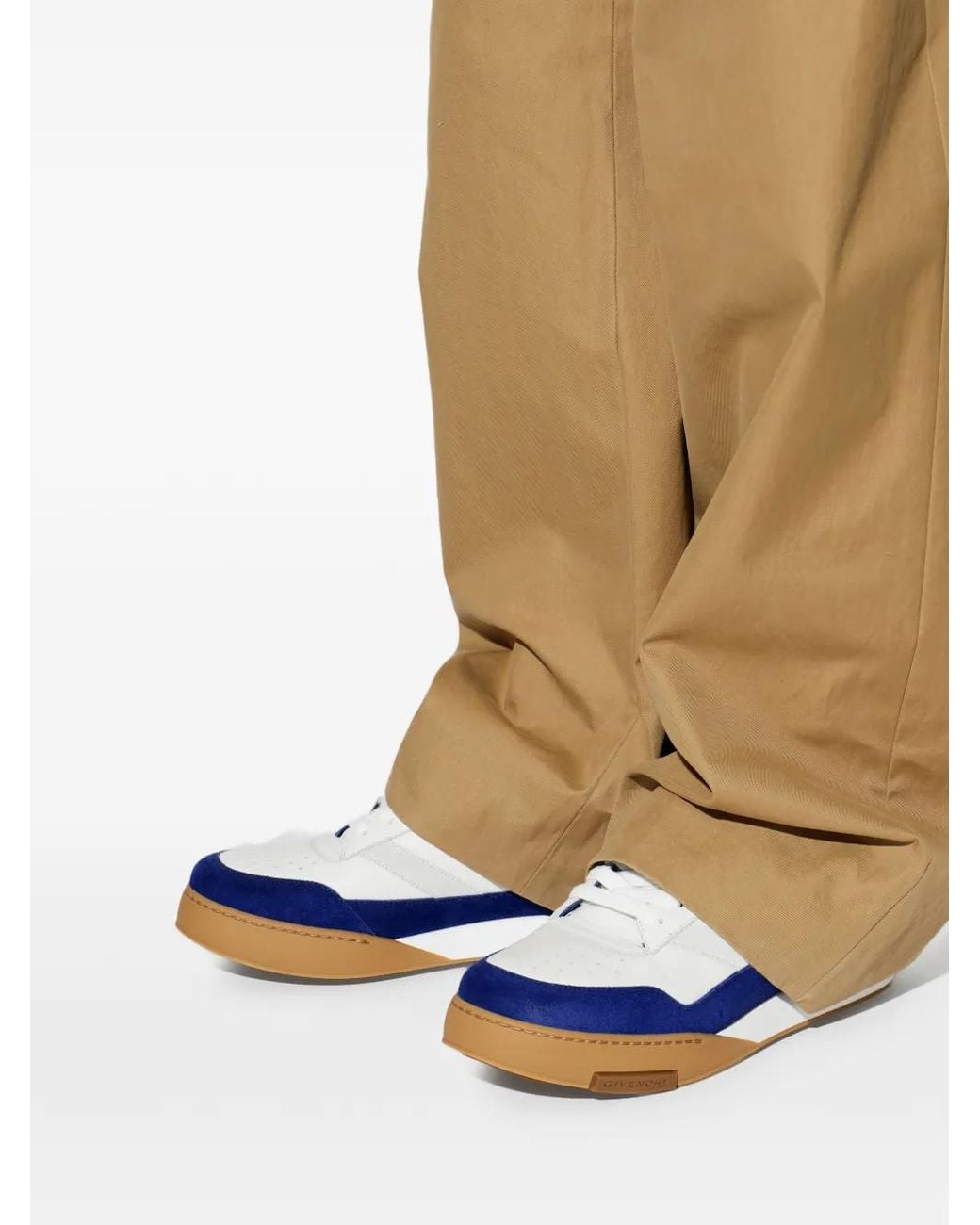 Baskets En Cuir À Empiècements Givenchy pour homme en coloris Blue