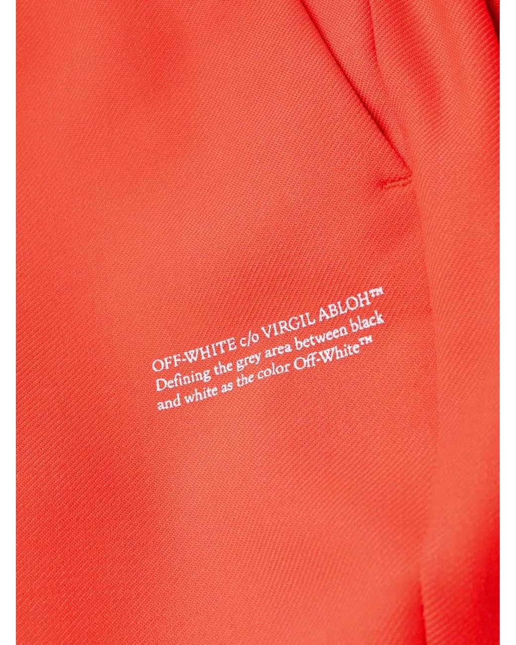 Off-White c/o Virgil Abloh Split-Hem Flared Trousers