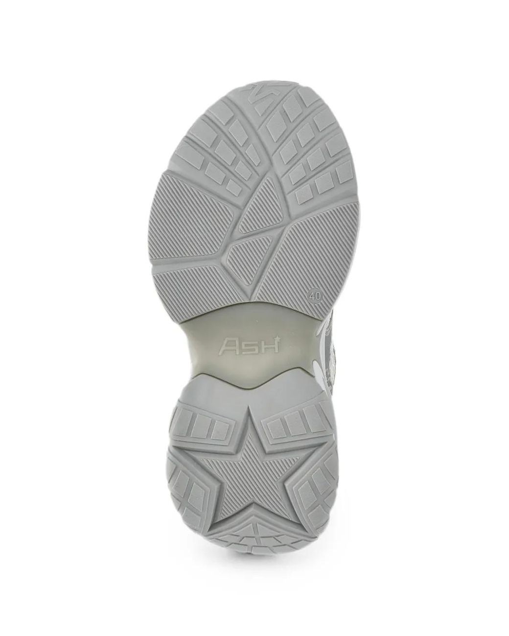 Ash White Dragon Sneakers Mit Einsätzen