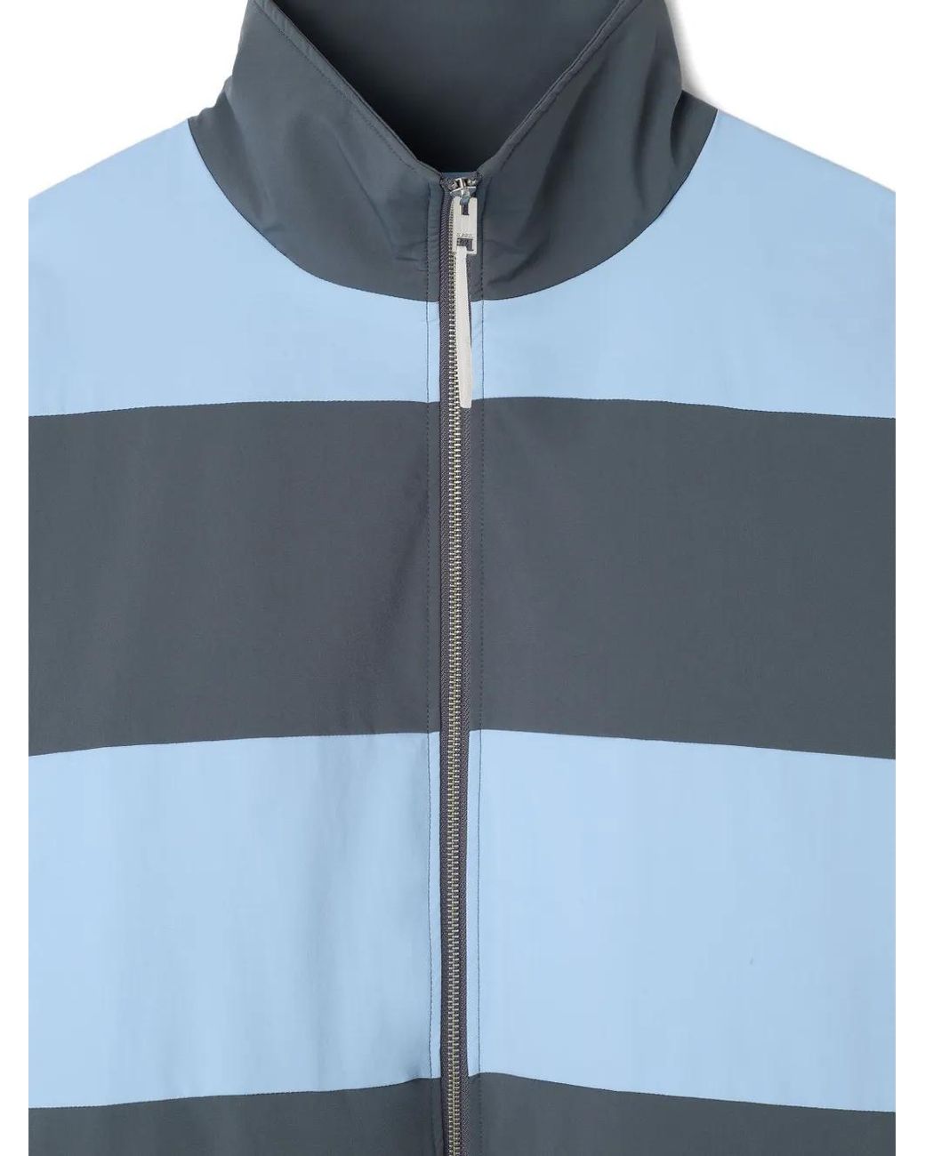 Sunnei Blue Striped Zip Jacket
