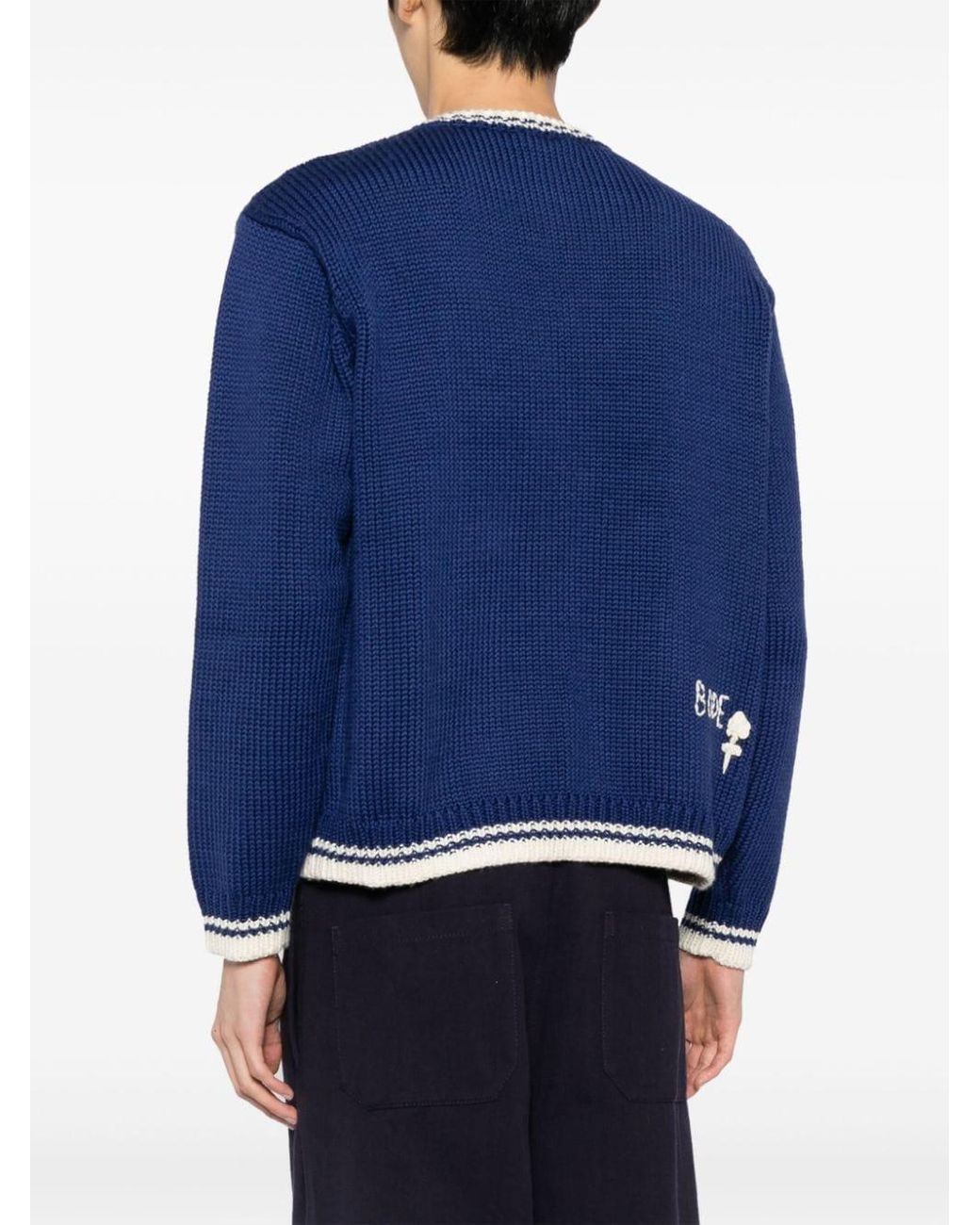 メンズ Bode Meadow ウール カーディガン ブルー | Lyst メンズ Bode Meadow ウール カーディガン ブルー | Lyst