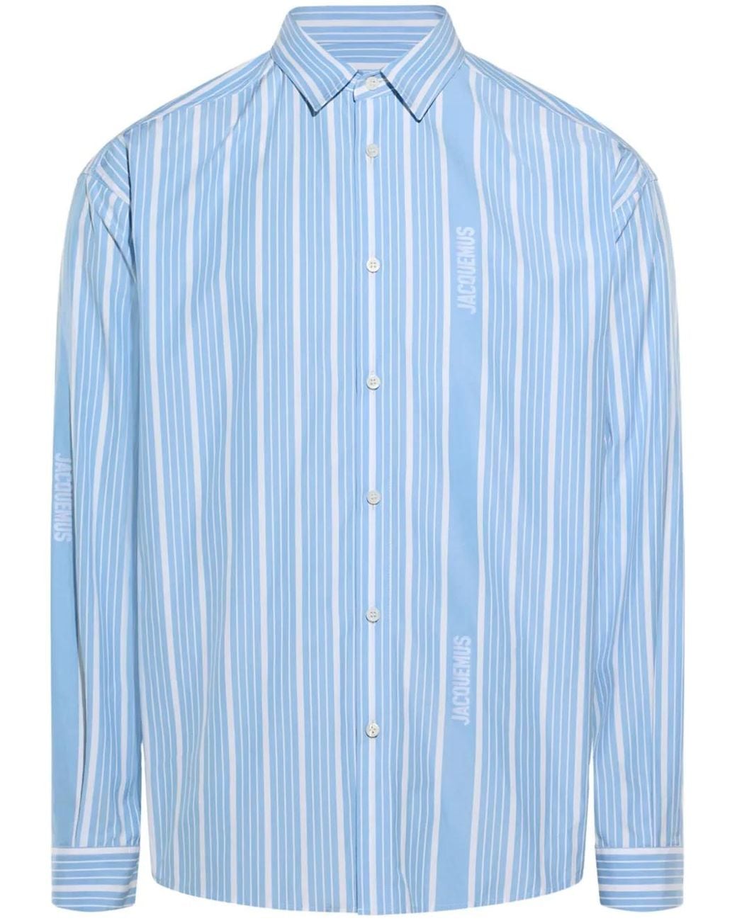 Jacquemus Blue "La Chemise Simon" Shirt for men