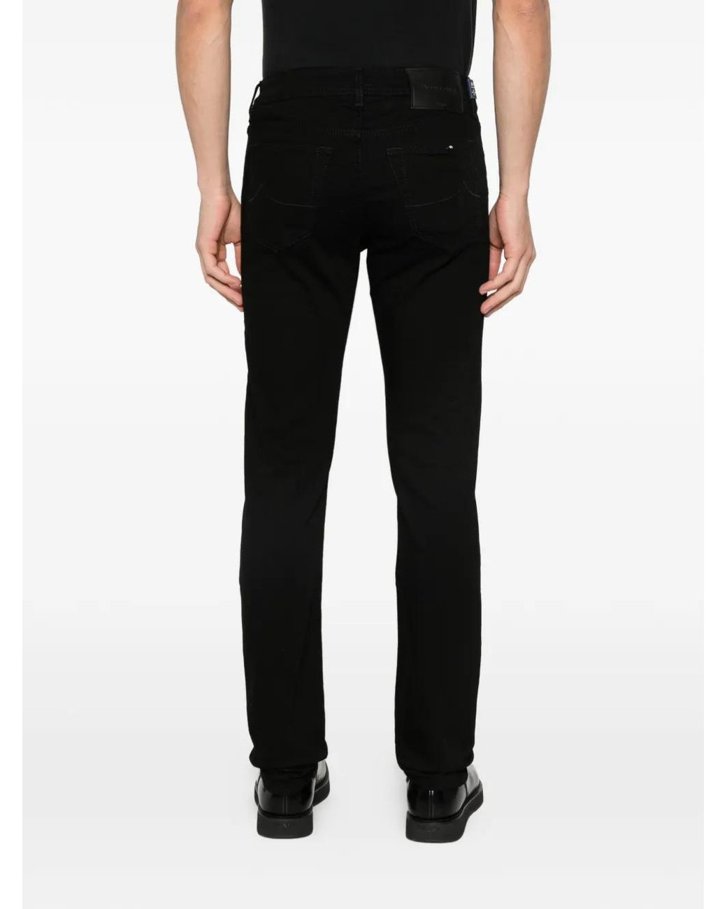 Jacob Cohen Black Bard Jeans for men