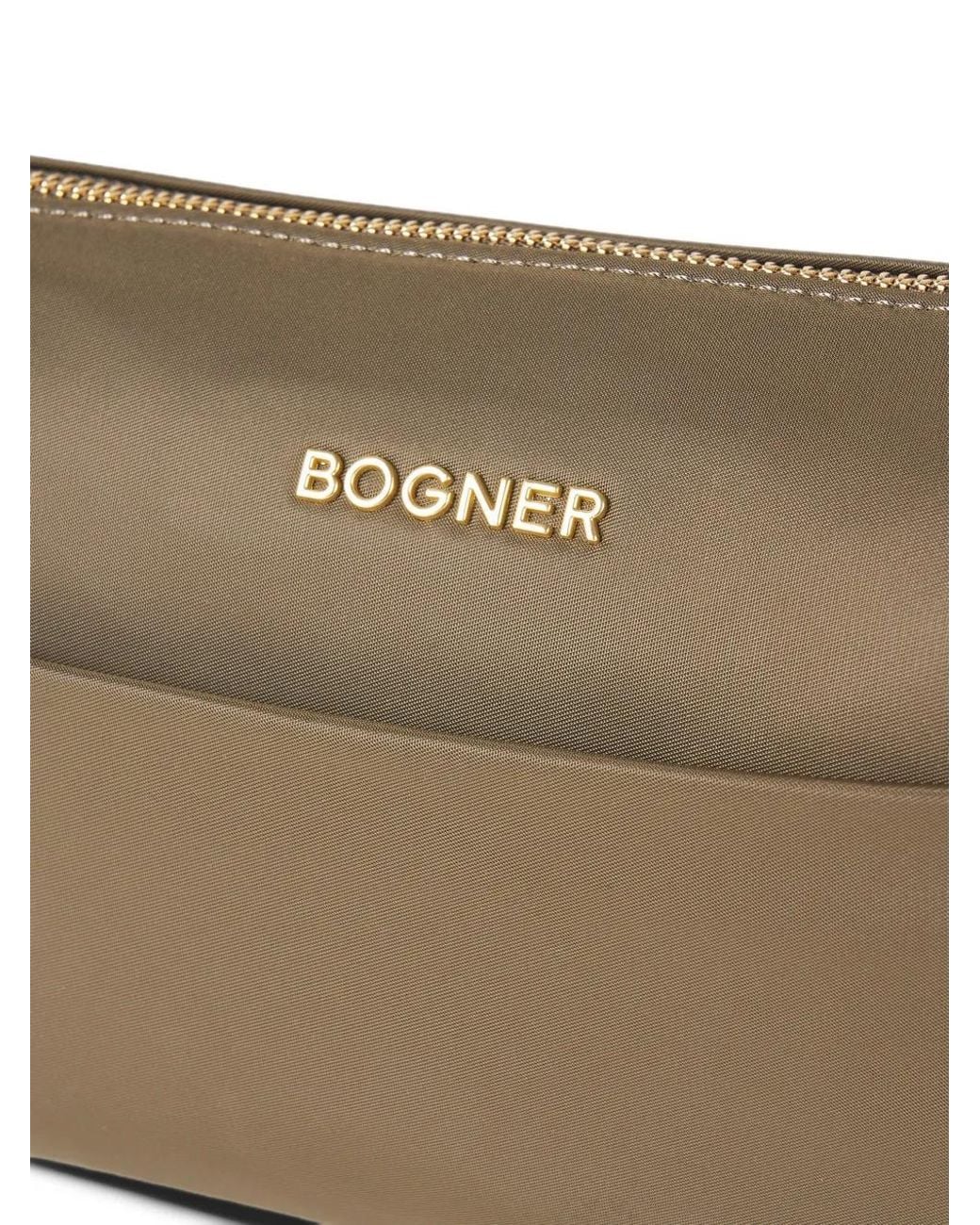 Bogner Brown Klosters Neve Sita Logo-Lettering Shoulder Bag
