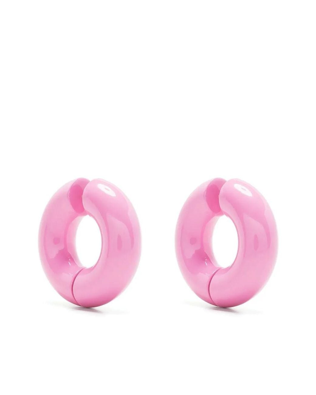 Uncommon Matters Pink Strato Hoop Earrings