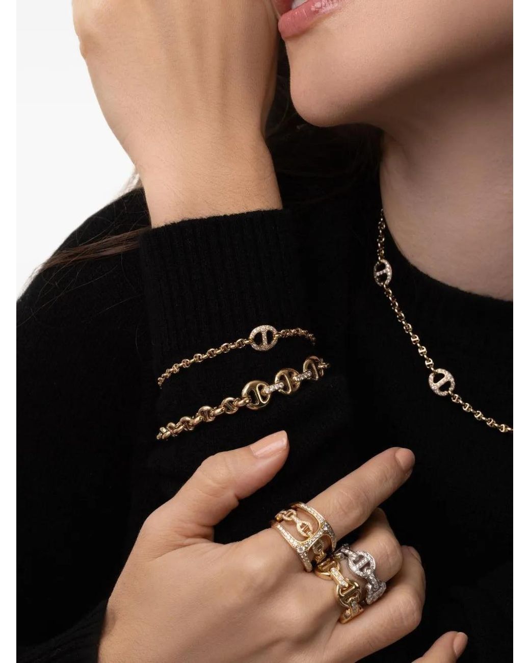 Hoorsenbuhs Metallic 18K Diamond Bracelet