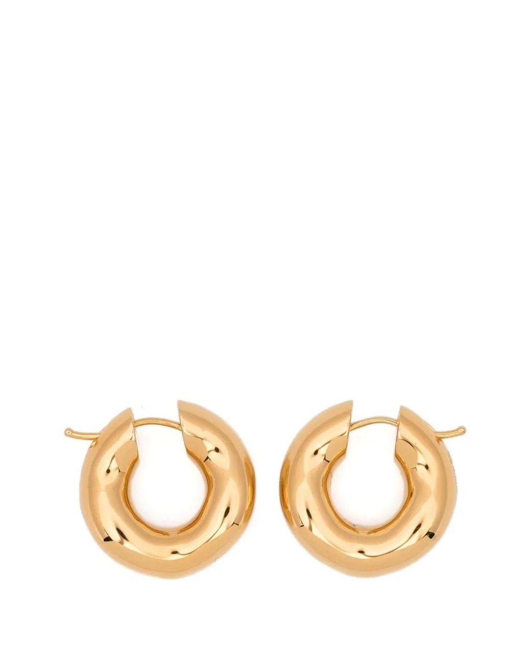 Charlotte Chesnais Metallic Boucles D'Oreilles Créoles Wave Blow